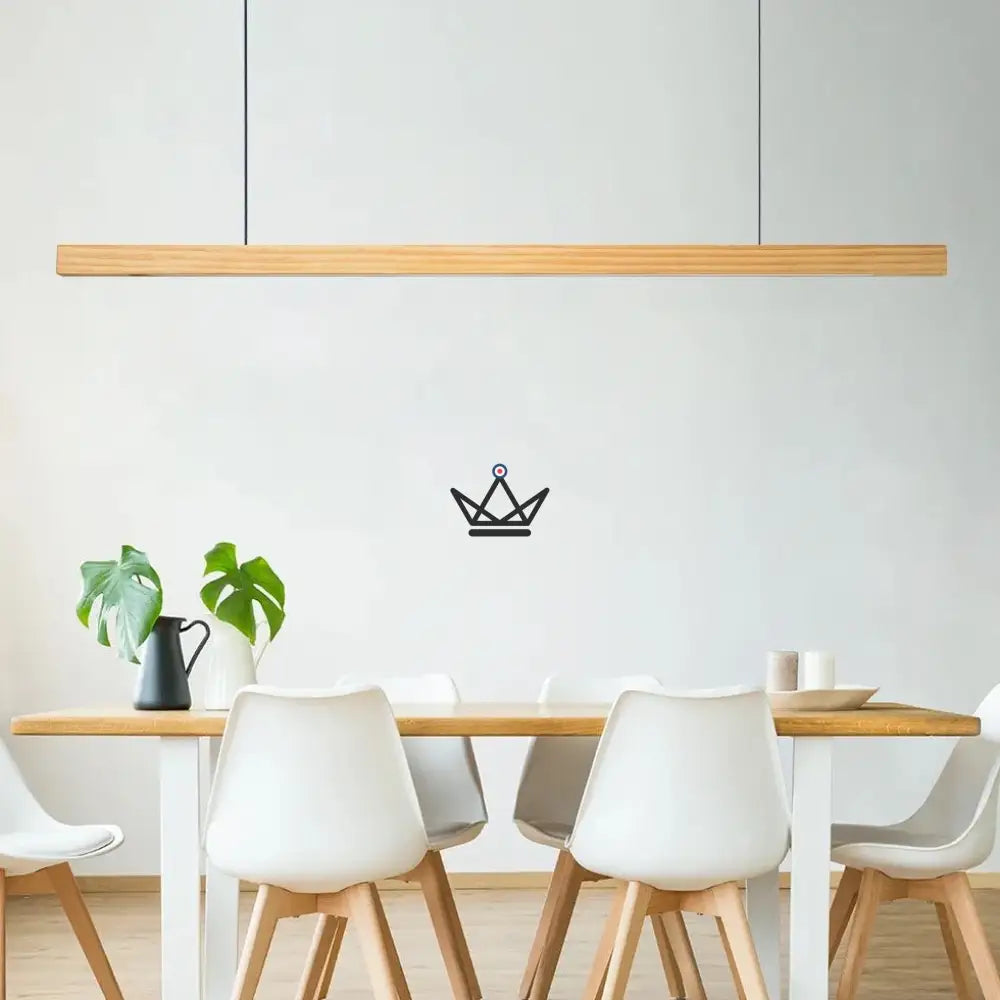 LED Hanging Lamp in Solid Wood - Rhythm Nordic — view 12