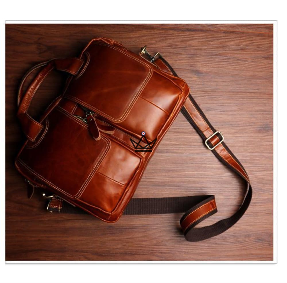 Sacoche en cuir vintage - Le NINO — image 5