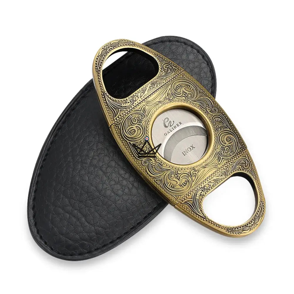 Héritage Edition Cigar Cutter — Vintage Gold or Original Gray, 9.4 x 4.4 cm — view 8