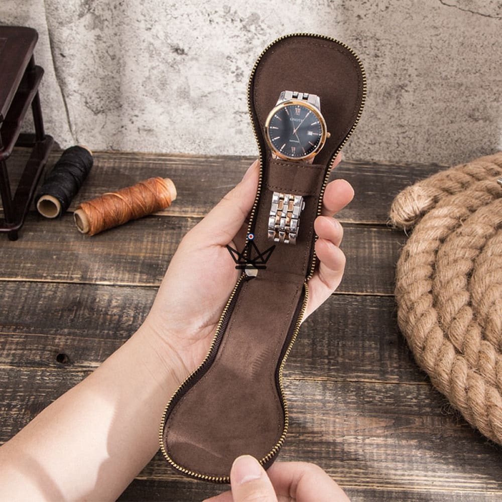 Personalisierbares Etui für Luxusuhren – Voyageur Monteguardia Unum – Ansicht 3