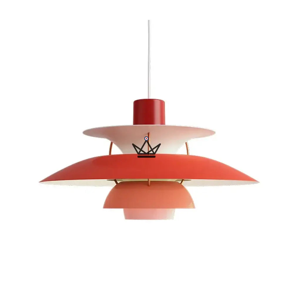 Chandelier pendant Lighting - Nordisk Lys — Gradient of Red / 30cm