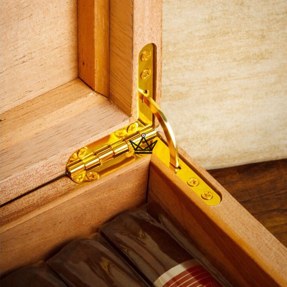 MONDRIAN Cigar Humidor — Spanish cedar, Art Deco motifs, 50 cigars — view 6