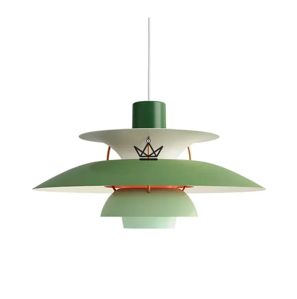 Chandelier pendant Lighting - Nordisk Lys — Green Gradient / 30cm