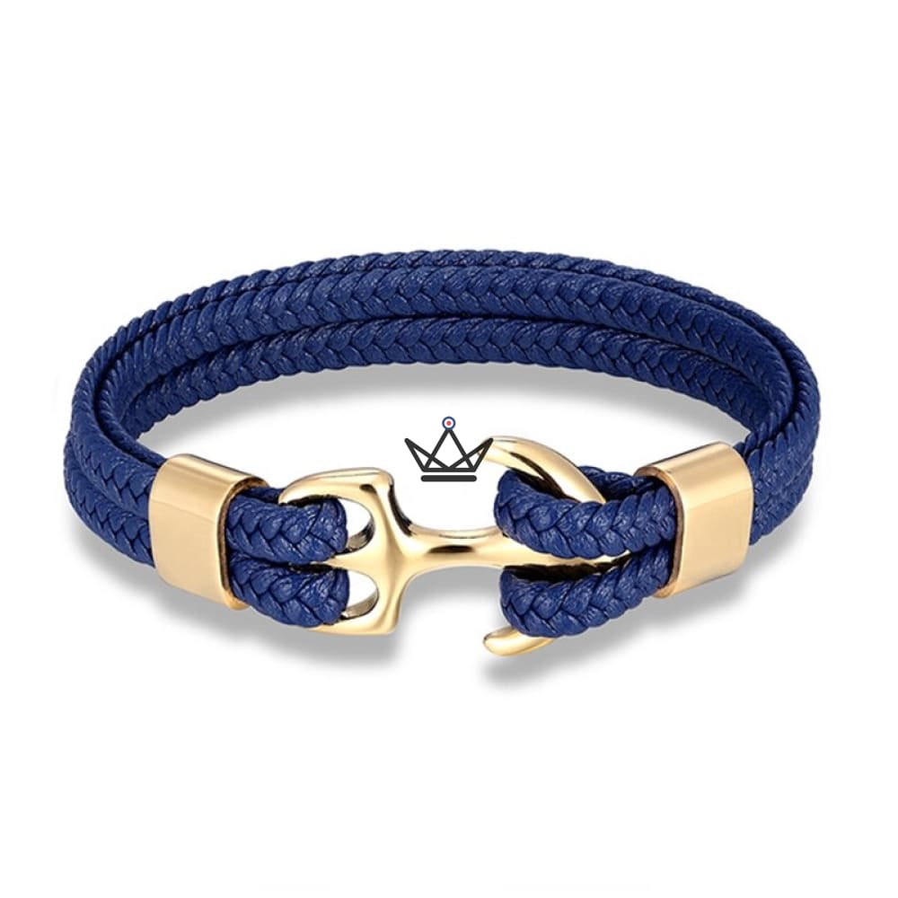 Neptune Twins Bracelet - Double Rope Anchor - 3 Finishes 3 Sizes — view 11