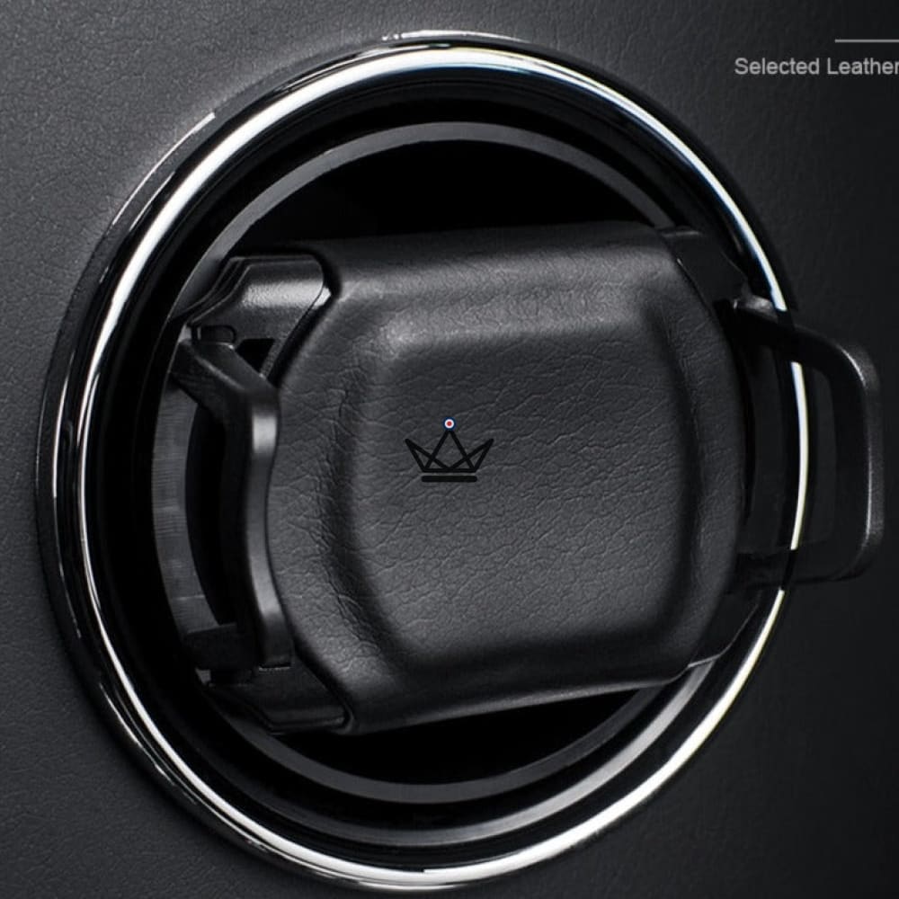 BAELISH LUXE Automatic Watch Winder — Fingerprint, 1 to 12 Watches, Wood & Steel — view 6