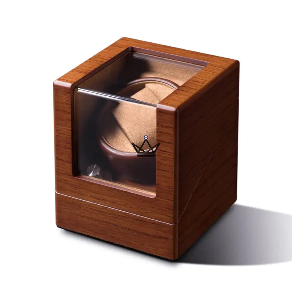 RUSTIC HERITAGE Automatic Watch Winder — Refined Wood, 3 Configurations, 5 Modes — view 9
